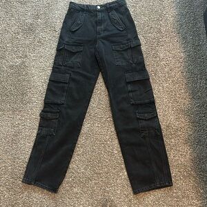 Zara Black Cargo Jean